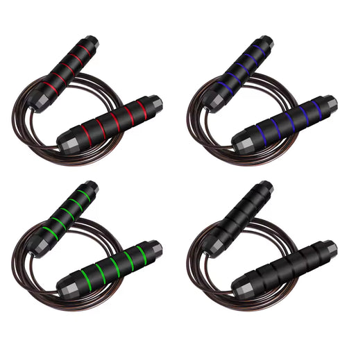 Speed jump rope handles closeup