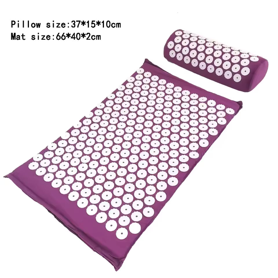 Acupressure mat spike points closeup