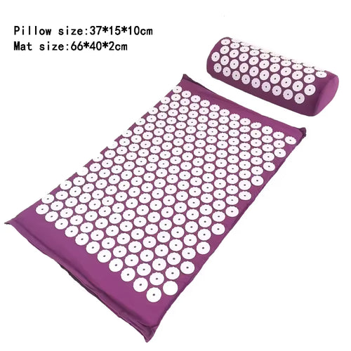 Acupressure mat spike points closeup
