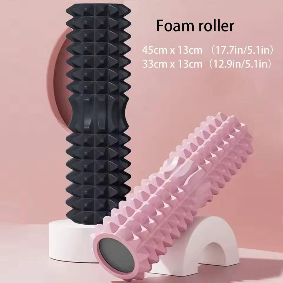 Foldable yoga mat folded compact