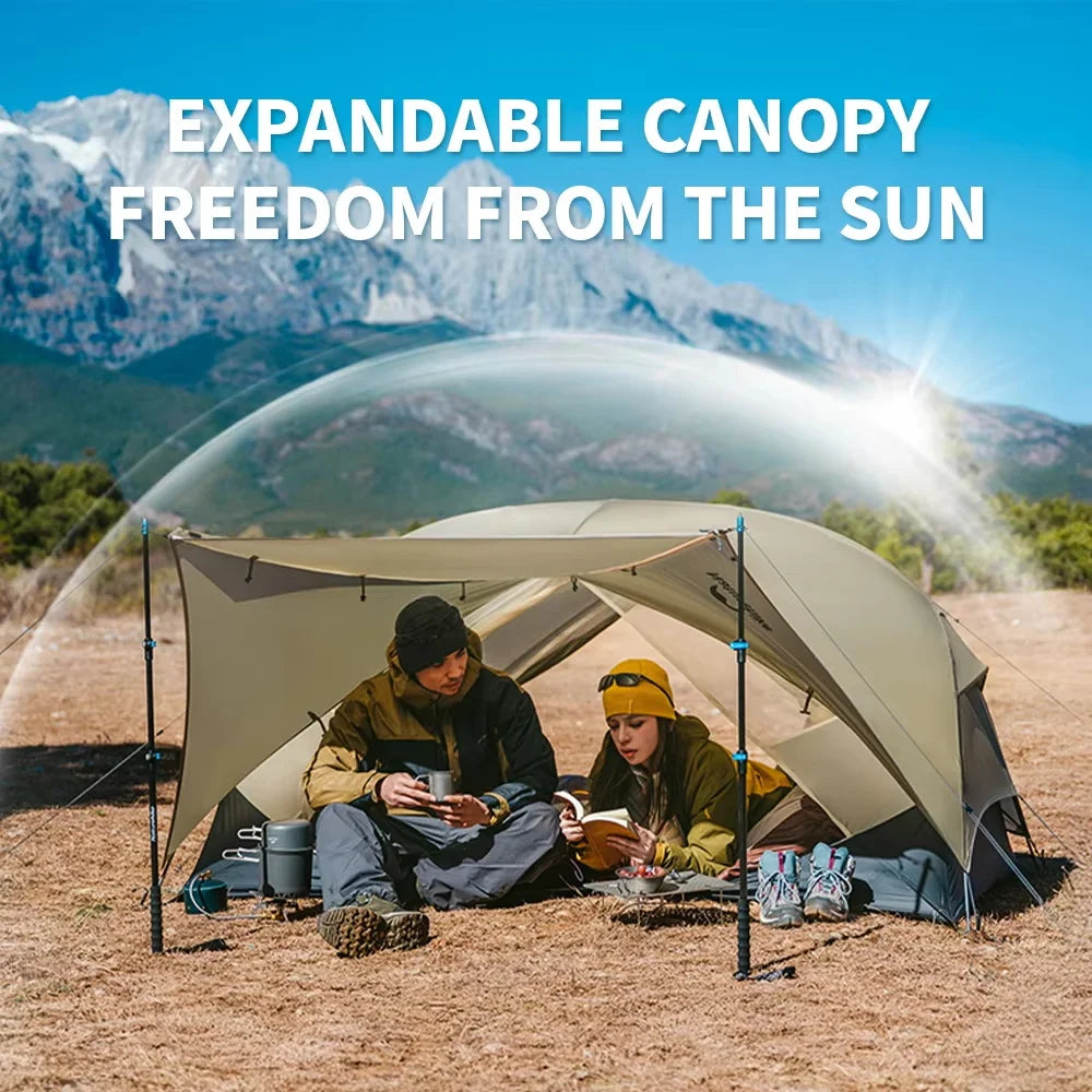 Naturehike Mongar UL 2 Person Tent pitched outdoors
