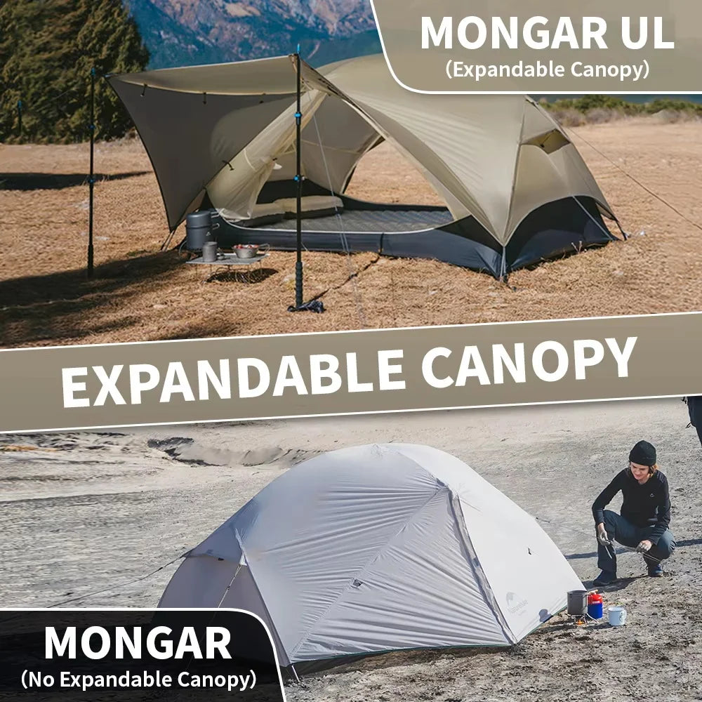 Naturehike Mongar UL 2 Person Tent setup