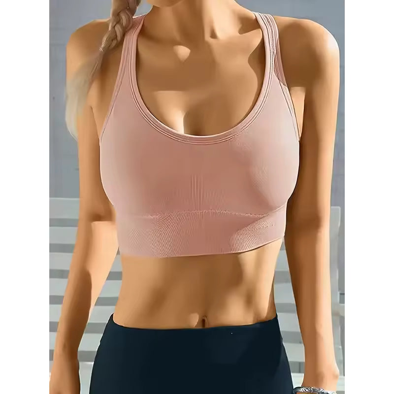 Sports bra worn during workout