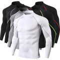 Men's long-sleeve compression shirt front